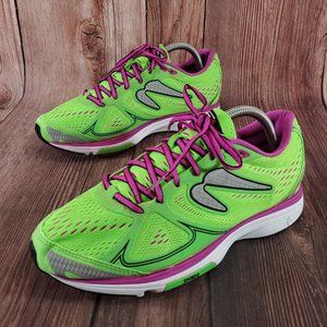 *No Insoles* Newton Fate Pop 2 Womens Sz 9 Green Running Shoes Sneakers W011614
